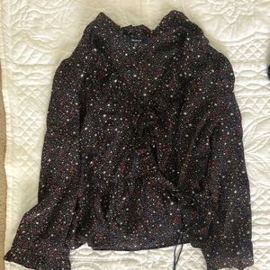 Star ruffle blouse